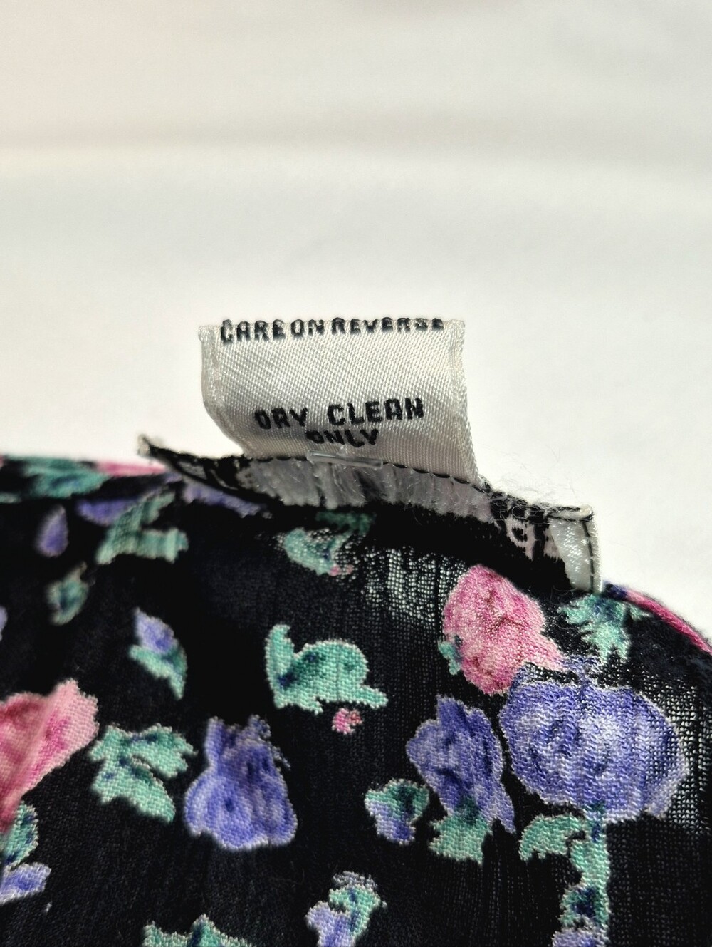 VTG Sarah Richards Floral Button Front Maxi Dress S. Cottagecore Fairycore Rare - Picture 9 of 9
